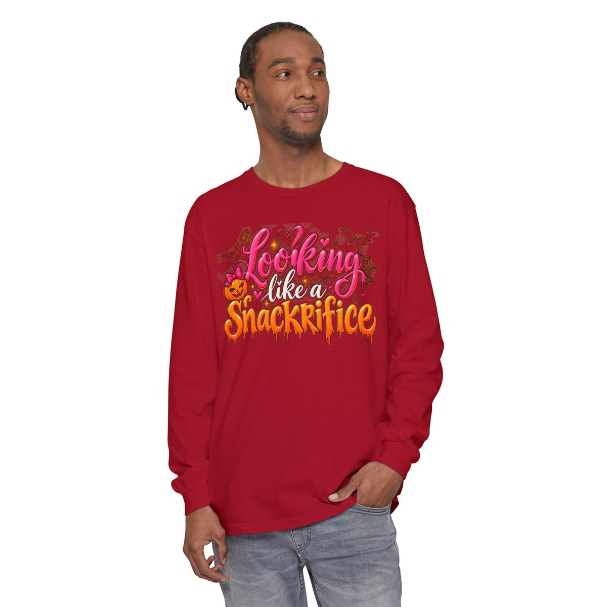 Looking Snackrifice Halloween Long Sleeve T-Shirt