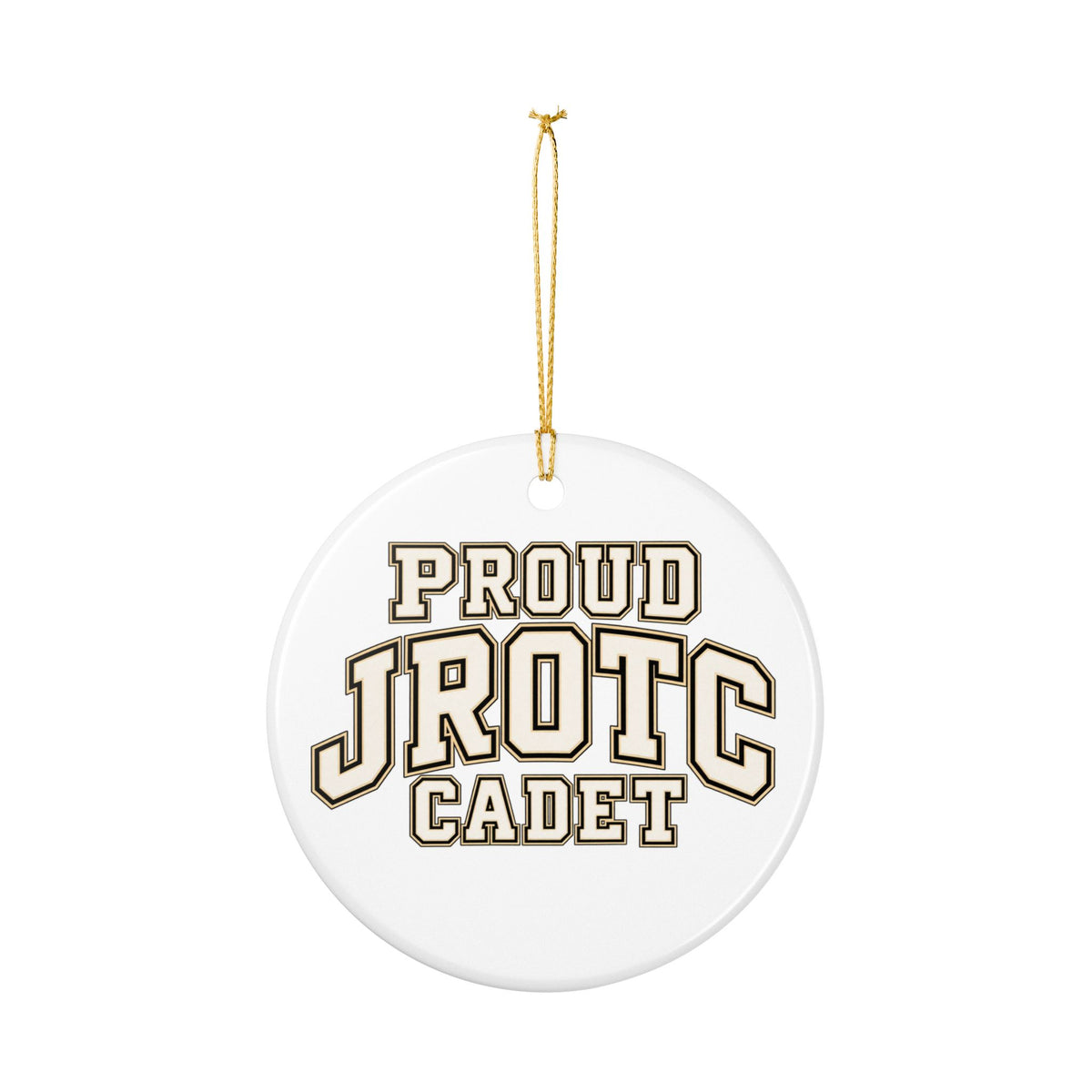Custom School Spirit Ceramic Christmas  Ornament