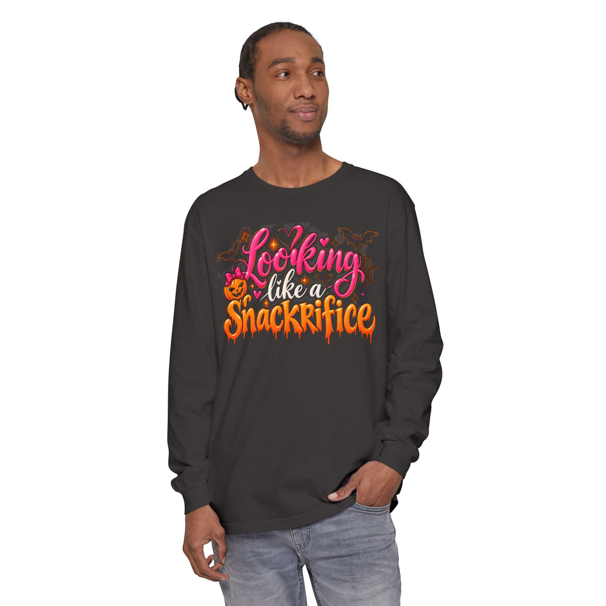 Looking Snackrifice Halloween Long Sleeve T-Shirt