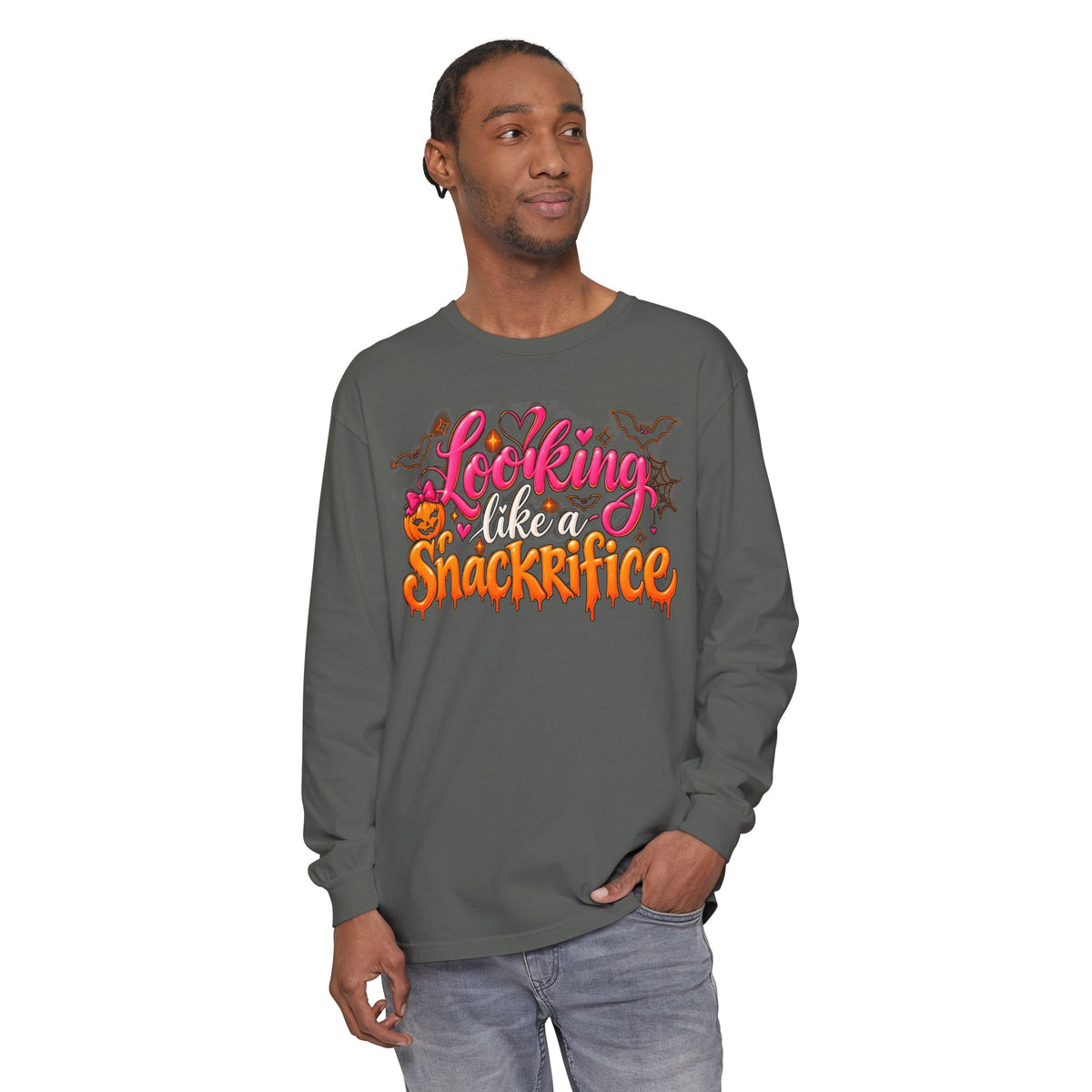Looking Snackrifice Halloween Long Sleeve T-Shirt