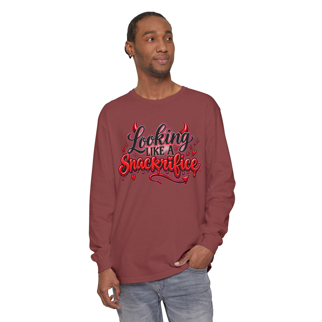 Locking Like a Snackrifice Devil Valentine Long Sleeve T-Shirt