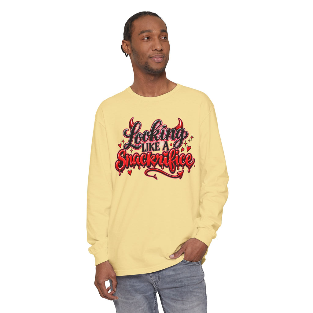 Locking Like a Snackrifice Devil Valentine Long Sleeve T-Shirt