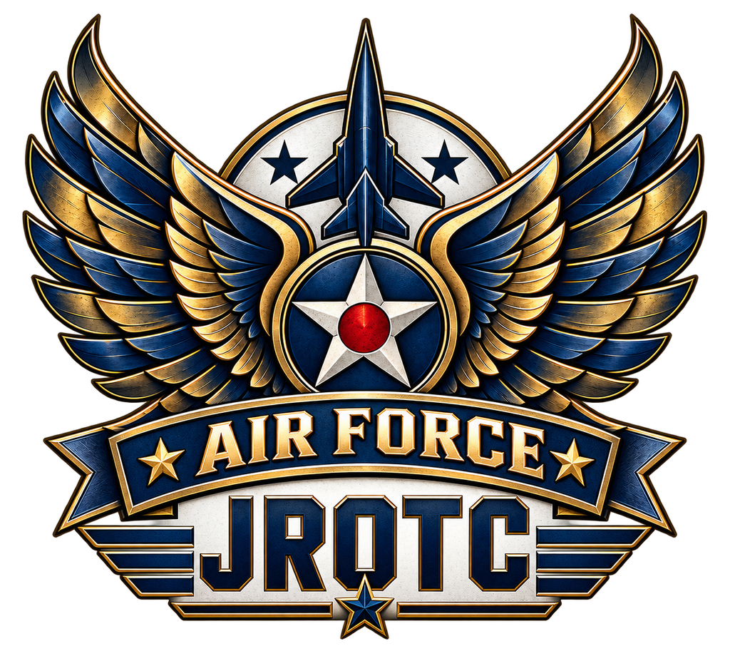Air Force JROTC Emblem Stainless Steel Water Bottle