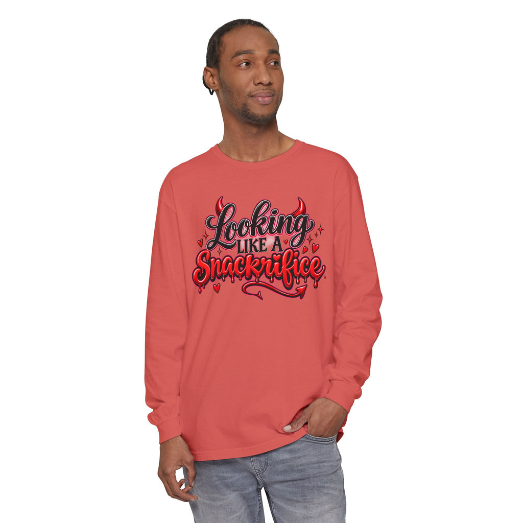 Locking Like a Snackrifice Devil Valentine Long Sleeve T-Shirt