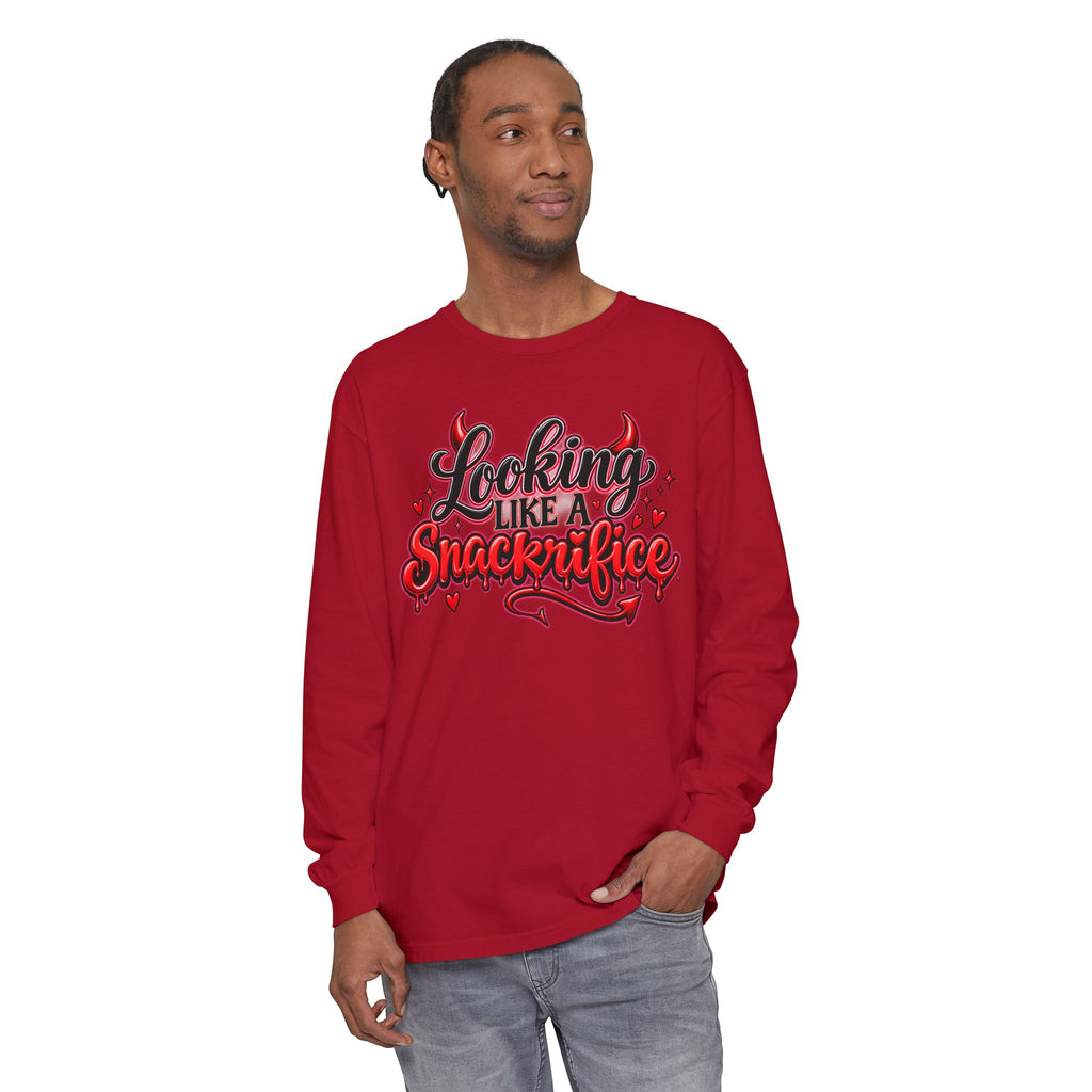 Locking Like a Snackrifice Devil Valentine Long Sleeve T-Shirt