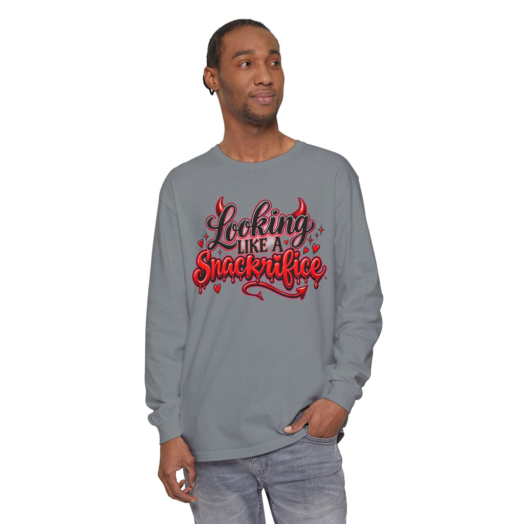 Locking Like a Snackrifice Devil Valentine Long Sleeve T-Shirt