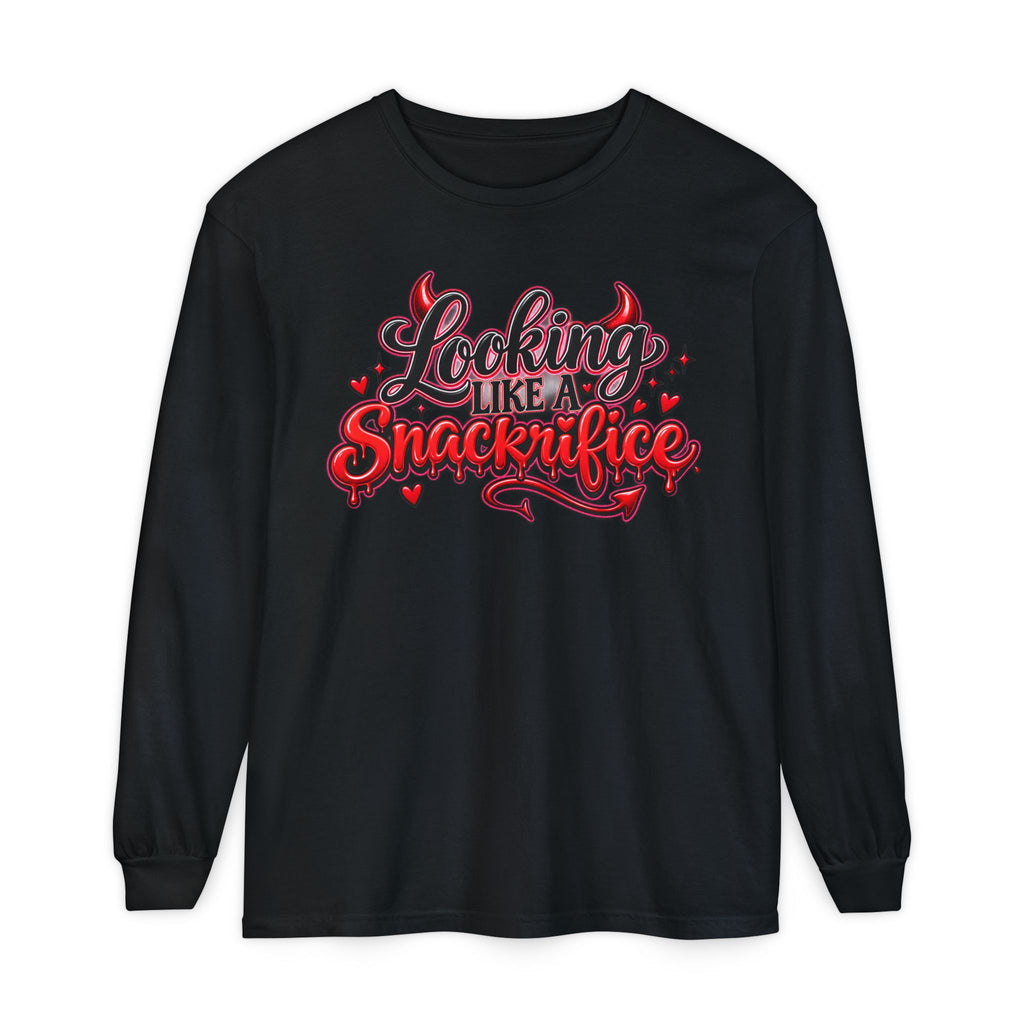 Locking Like a Snackrifice Devil Valentine Long Sleeve T-Shirt