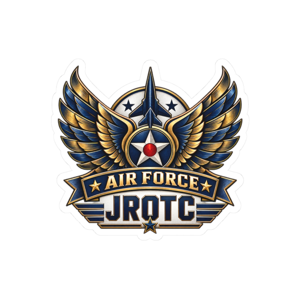 Air Force JROTC Military Aviation Kiss-Cut Sticker