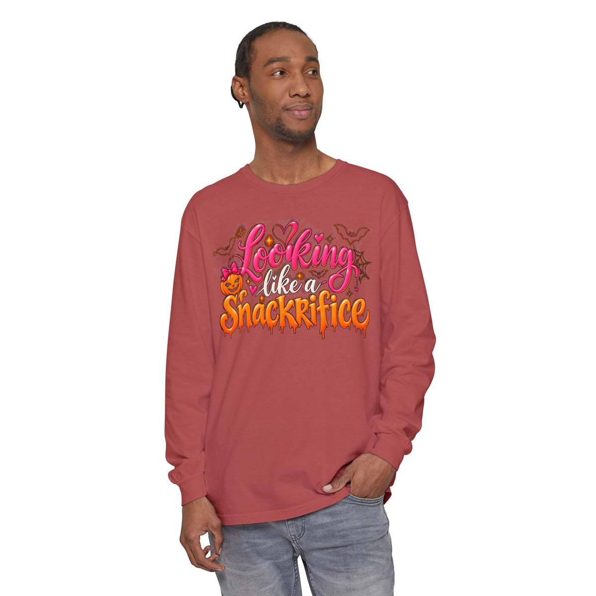 Looking Snackrifice Halloween Long Sleeve T-Shirt