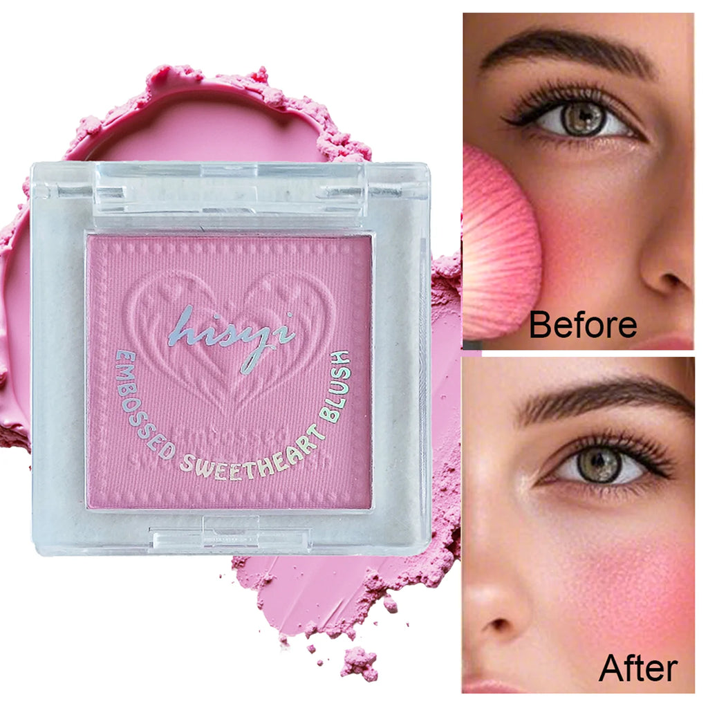 Natural Rosy Blush Makeup – Pure Desire Matte Finish for a Soft, Charming Look