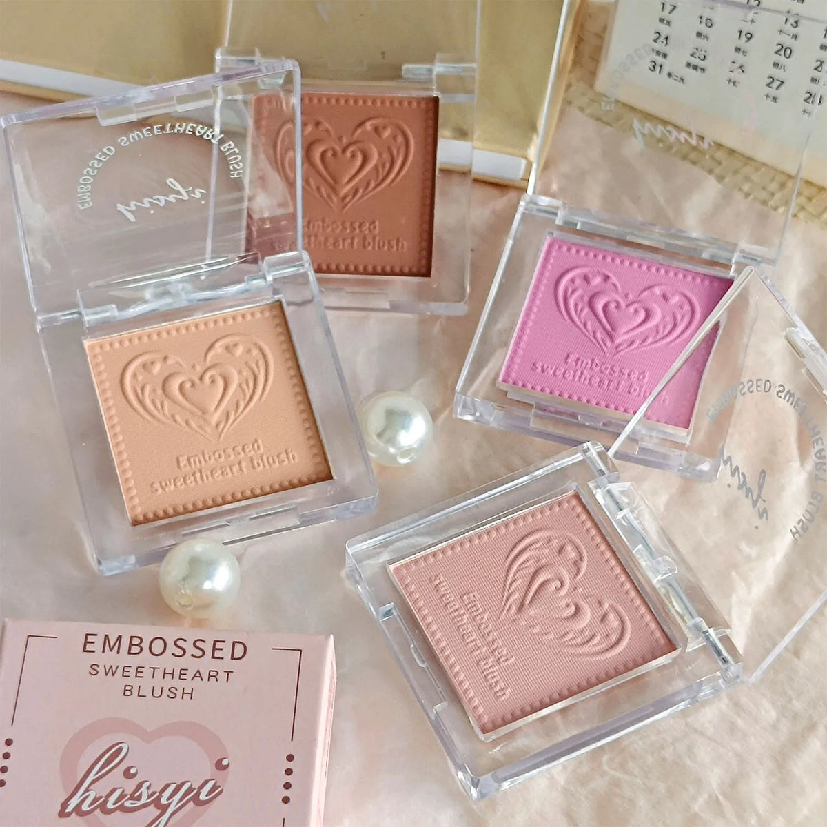 Natural Rosy Blush Makeup – Pure Desire Matte Finish for a Soft, Charming Look