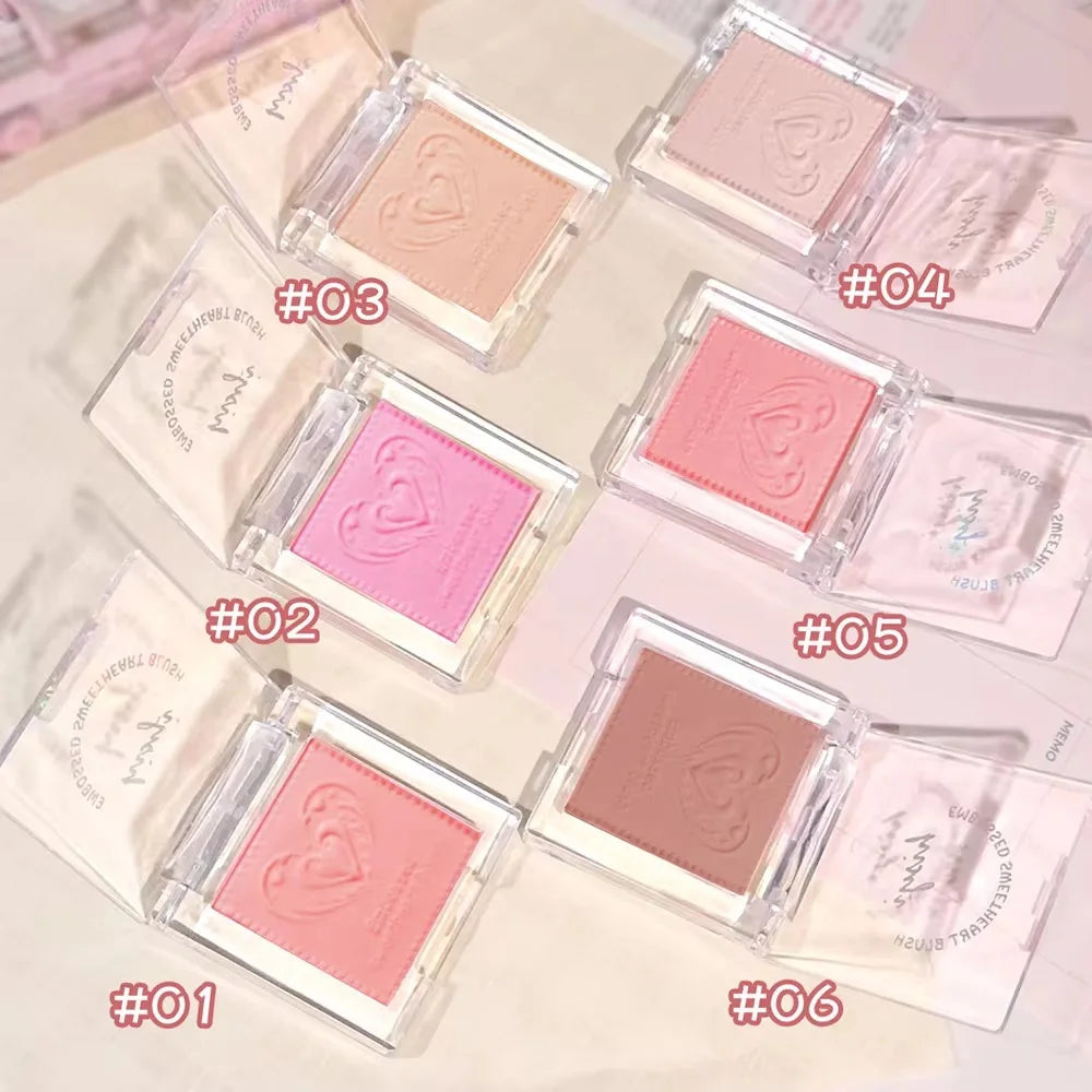 Natural Rosy Blush Makeup – Pure Desire Matte Finish for a Soft, Charming Look
