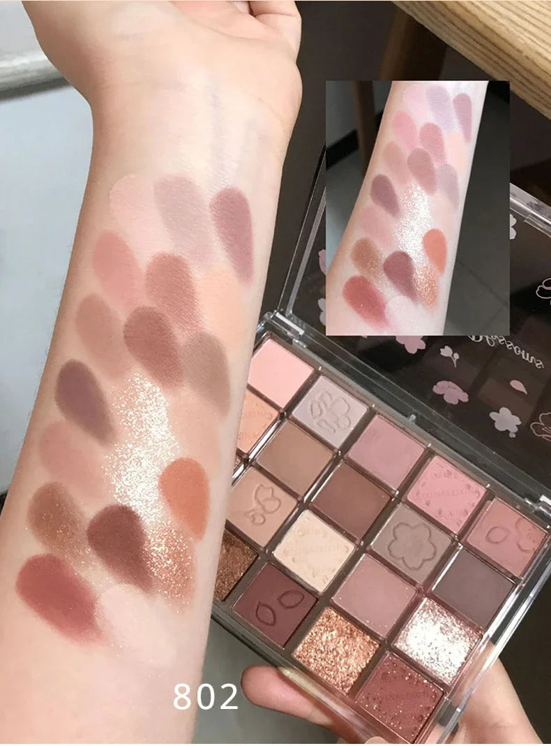 20 Colors Eyeshadow Palette Matte Makeup Products Women Cosmetics Korean New Beauty Health Long Lasting Eye Shadow Pallet