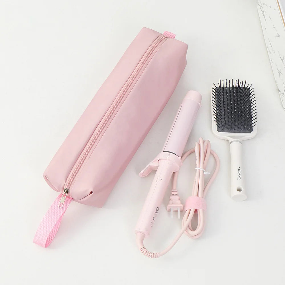 Portable Hair Dryer Straightener Storage Bag Heat Resistant Curling Iron Lightweight Travel Carrying Large Capacity Storage Bag