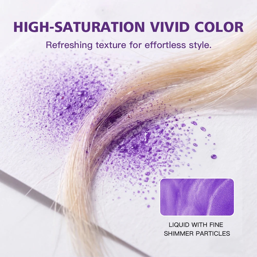 Temporary Hair Color Spray One-Time Hair Dyeing Instant Hair Salon Multi Color Hair Dye Makeup Chalk Washable DIY Party Styling