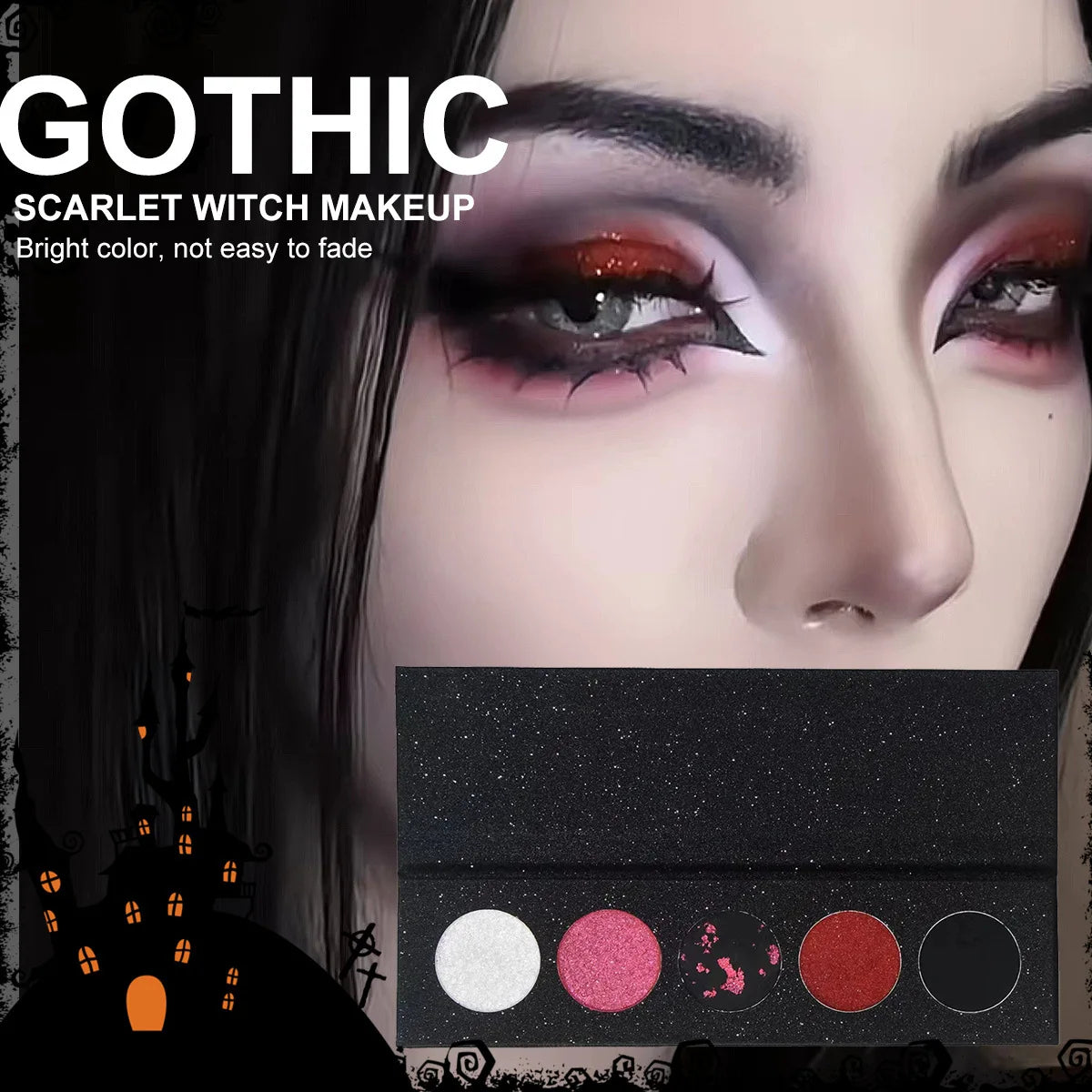 Glitter Dark Eyeshadow Palette Matte Makeup For Women New Beauty Long Lasting Waterproof Sweat Proof Eye Shadow Stage Cosmetics