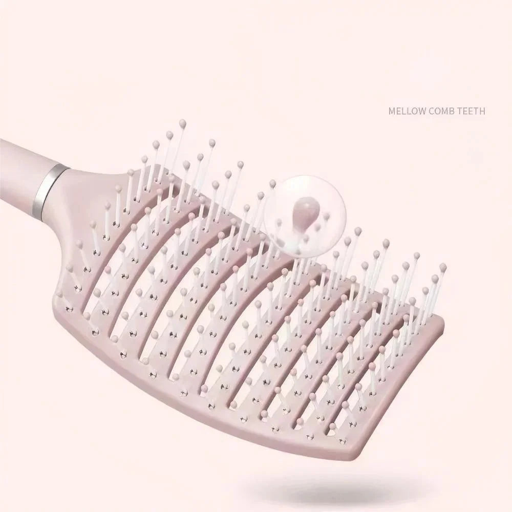 Air Bag Hair Brush,Massage Anti Static Hair Brush,Practical Care SPA Head Comb,Hair Care Tool for Curly Straight Coarse Hair