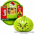 Glitter Green Dumpling With Steamer Squeeze  Buns Relieve Stress for Christmas Party Gift New Year Gift
