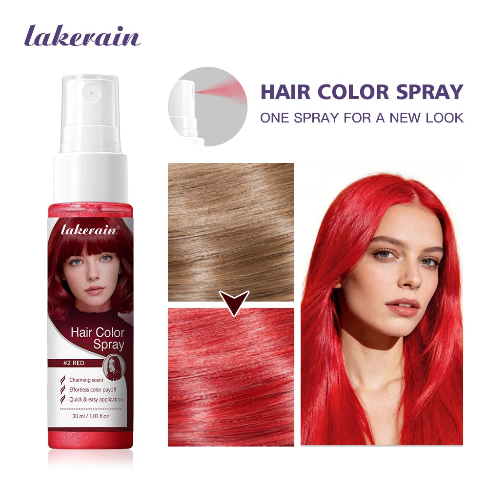 Temporary Hair Color Spray One-Time Hair Dyeing Instant Hair Salon Multi Color Hair Dye Makeup Chalk Washable DIY Party Styling