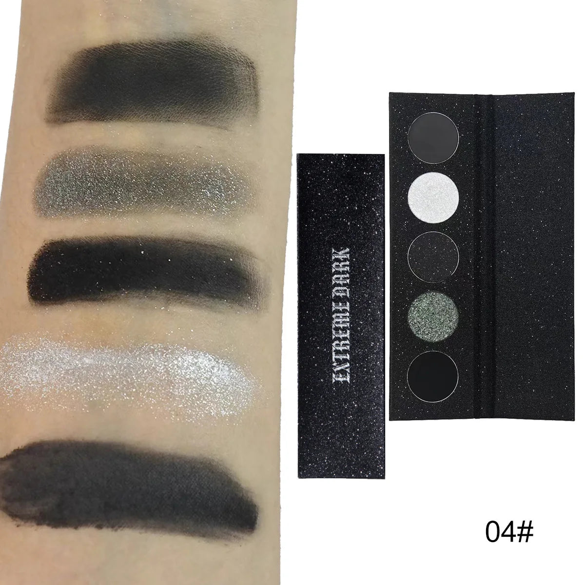 Glitter Dark Eyeshadow Palette Matte Makeup For Women New Beauty Long Lasting Waterproof Sweat Proof Eye Shadow Stage Cosmetics