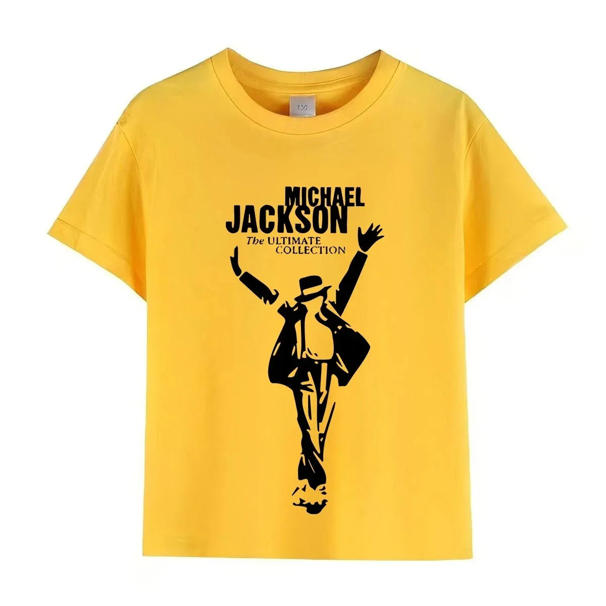 Kids Michael Jackson Rock N Roll T-Shirt Children's Fashion Crew Neck Top Summer Casual Clothes for Baby Boys/Girls