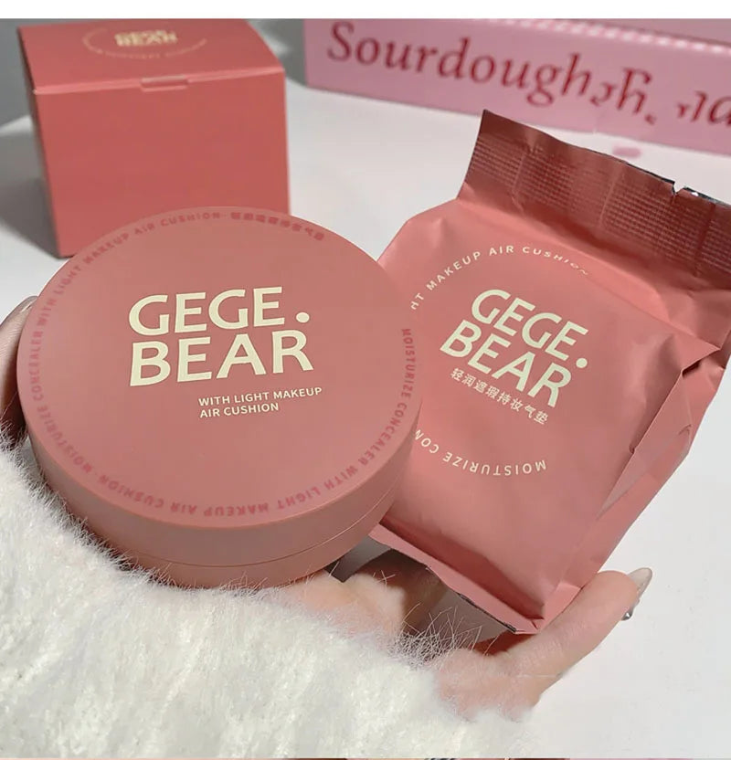 Moisturizing Concealer Air Cushion Compact Cream Skin Foundation Waterproof Brighten High Coverage Base Korean Makeup Cosmetics
