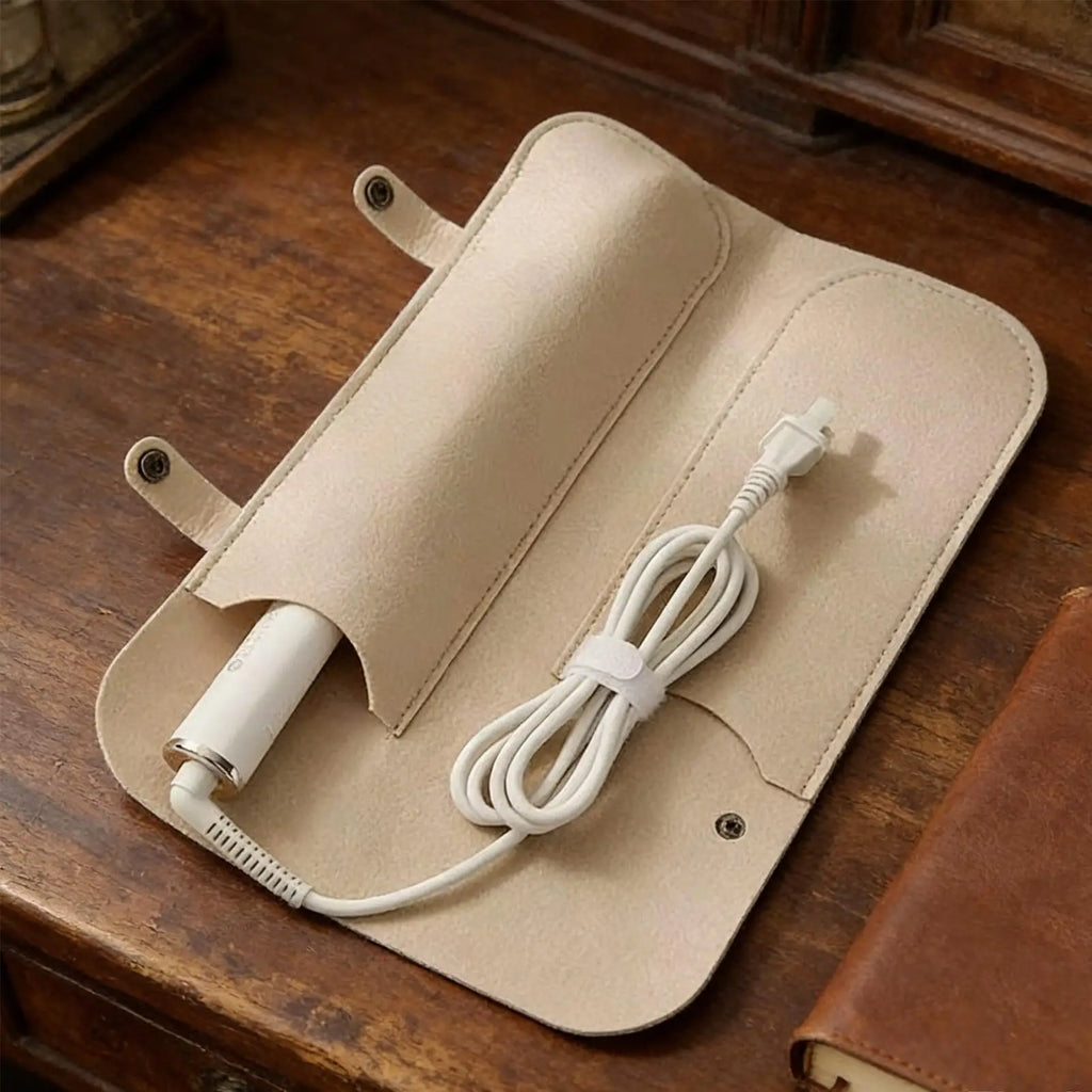 Heat Resistant Curling Iron Travel Bag for Straightener Curler Hair Styling Tools Storage Pouch Insulation Pad for Attachments