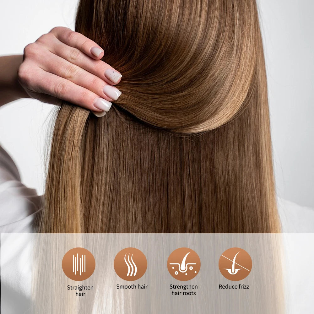 Hair Straightening Lotion Professional Keratin Treatment Cream Smoothing Soft Repair Perms Damaged Frizz Hair Care Products