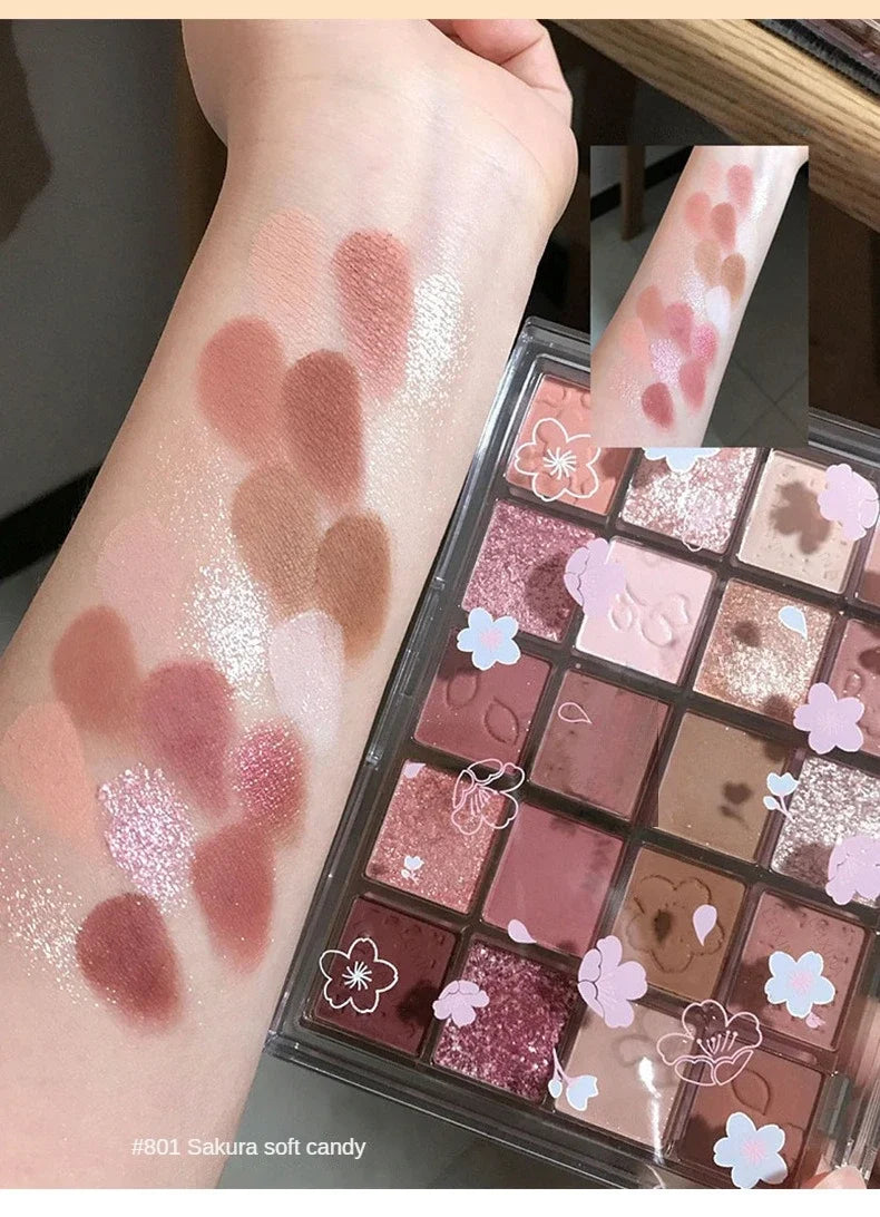 20 Colors Eyeshadow Palette Matte Makeup Products Women Cosmetics Korean New Beauty Health Long Lasting Eye Shadow Pallet