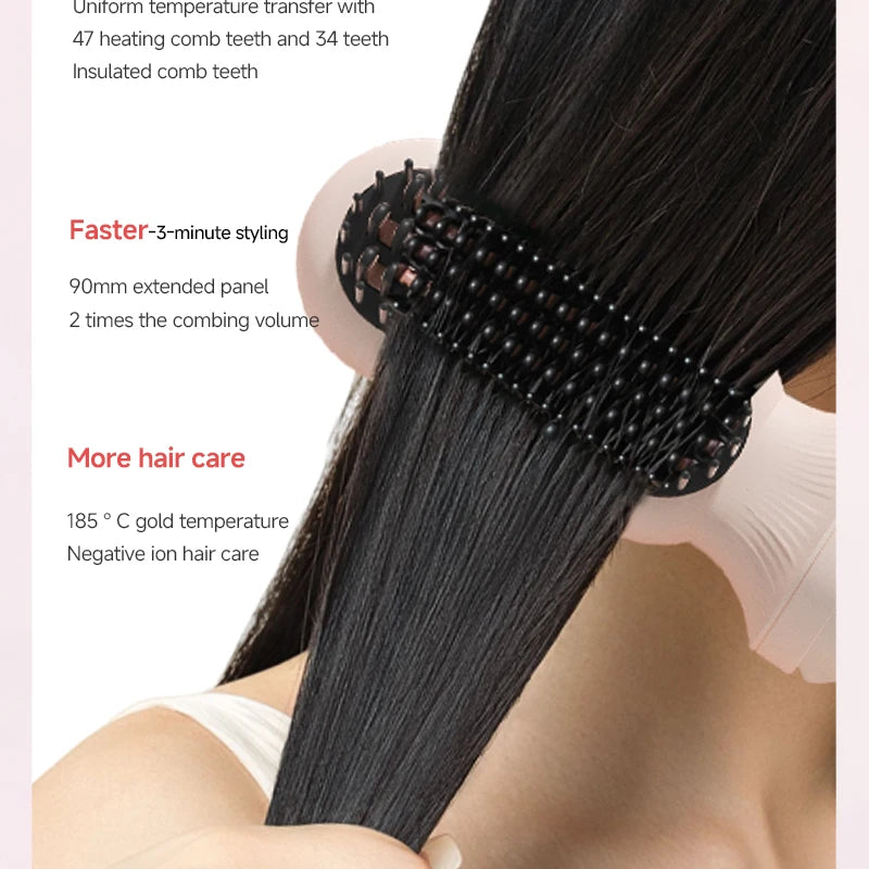 4IN1 Automatic Hair Curler Negative Ion Ceramic Curling Iron - 40mm Large Wave Perm for Woman, Lazy Person Electric Curling Wand