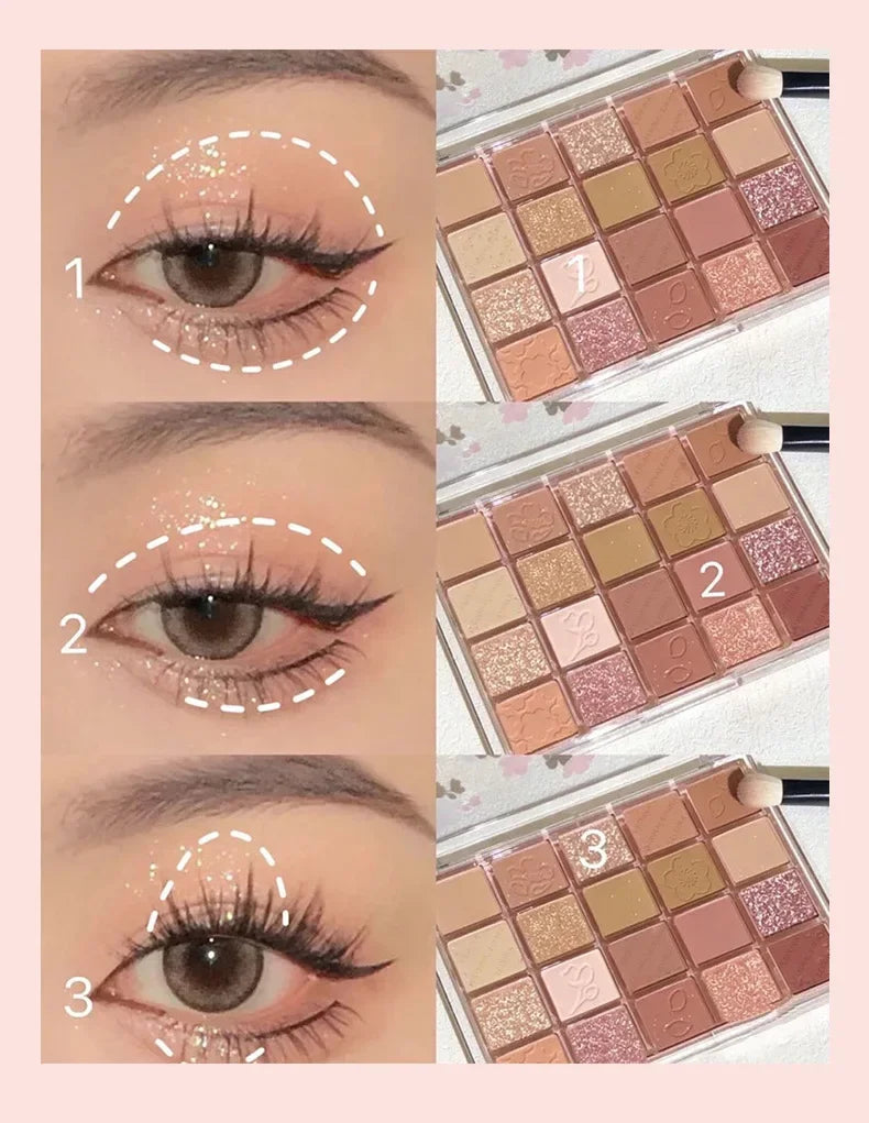 20 Colors Eyeshadow Palette Matte Makeup Products Women Cosmetics Korean New Beauty Health Long Lasting Eye Shadow Pallet
