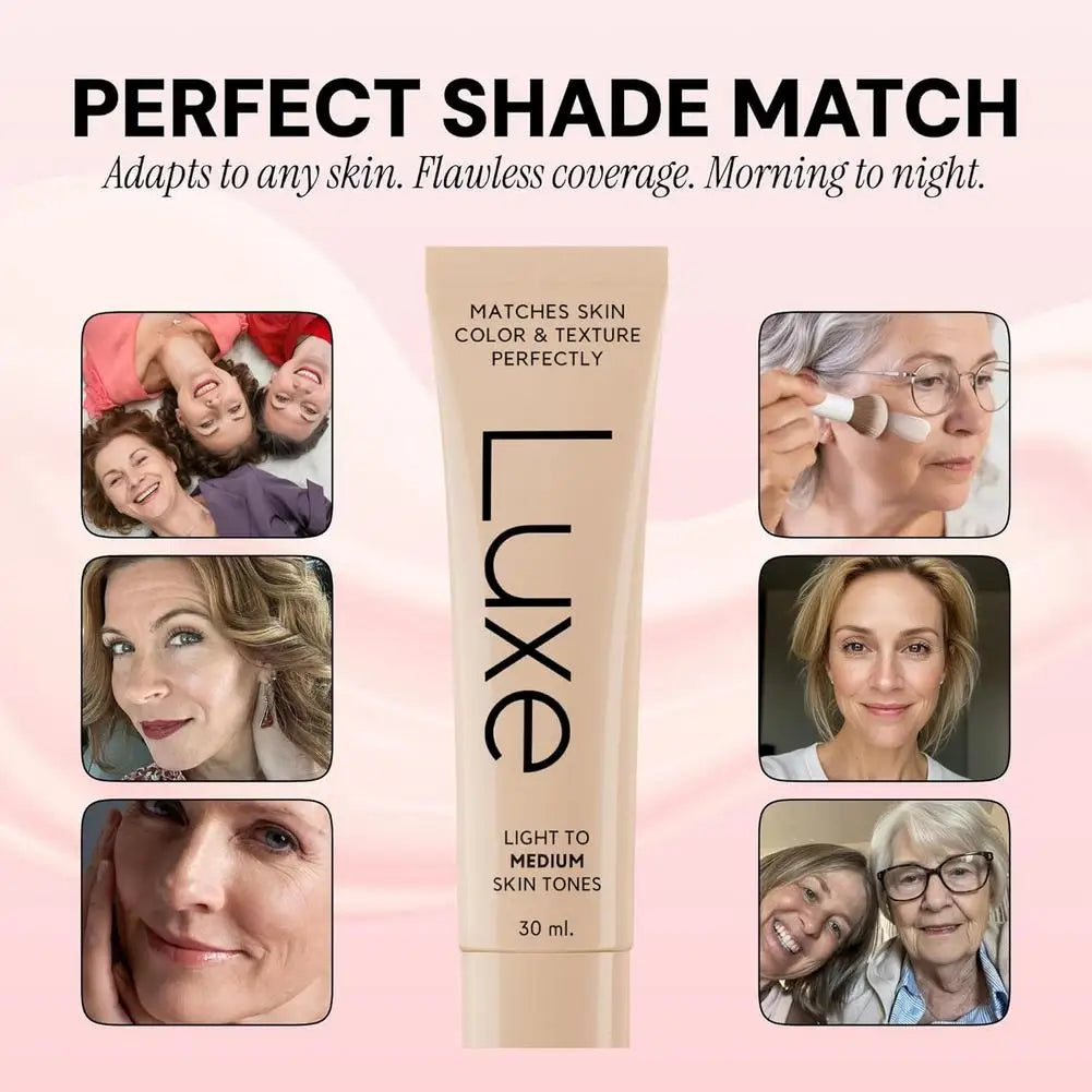 K-Beauty Self-Adjusting Flawless Skin Foundation Velvet Hydrating Concealer Perfector All-Day Wear Maximum Full Coverage Makeup
