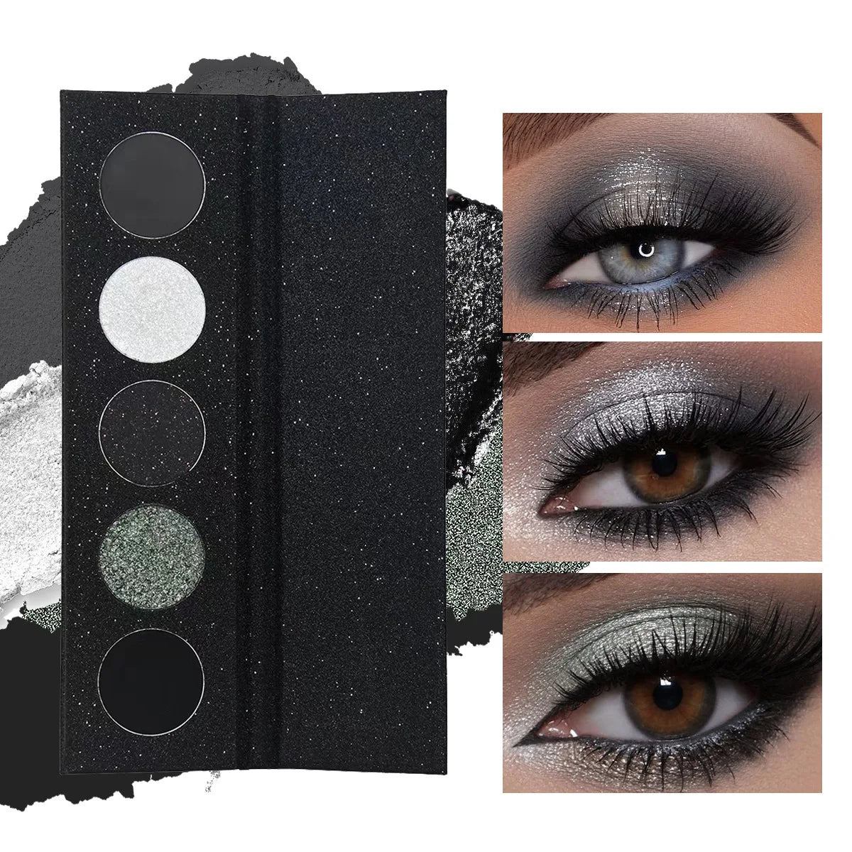 Glitter Dark Eyeshadow Palette Matte Makeup For Women New Beauty Long Lasting Waterproof Sweat Proof Eye Shadow Stage Cosmetics
