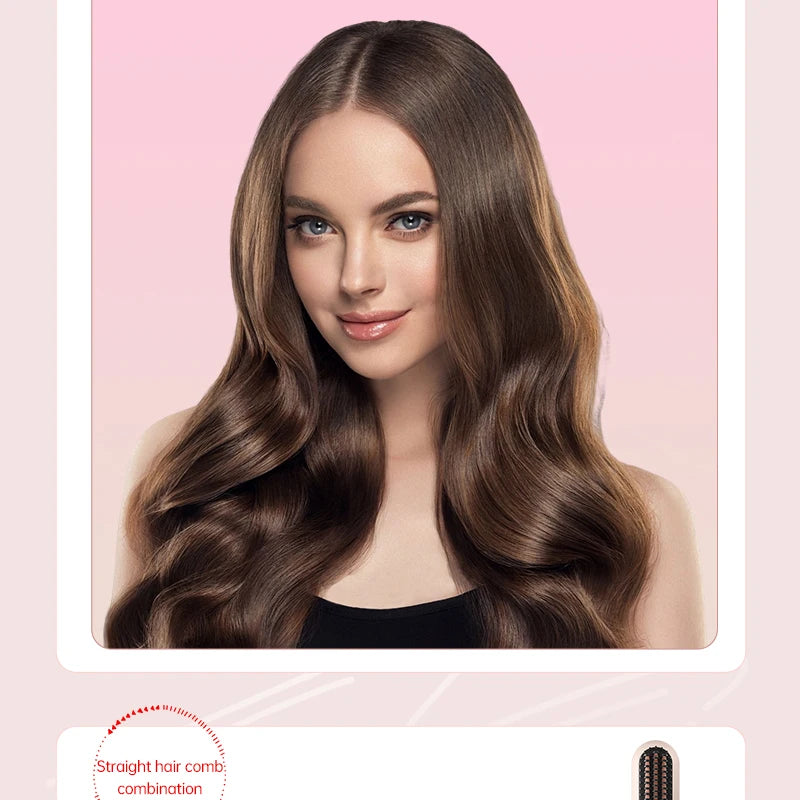 4IN1 Automatic Hair Curler Negative Ion Ceramic Curling Iron - 40mm Large Wave Perm for Woman, Lazy Person Electric Curling Wand