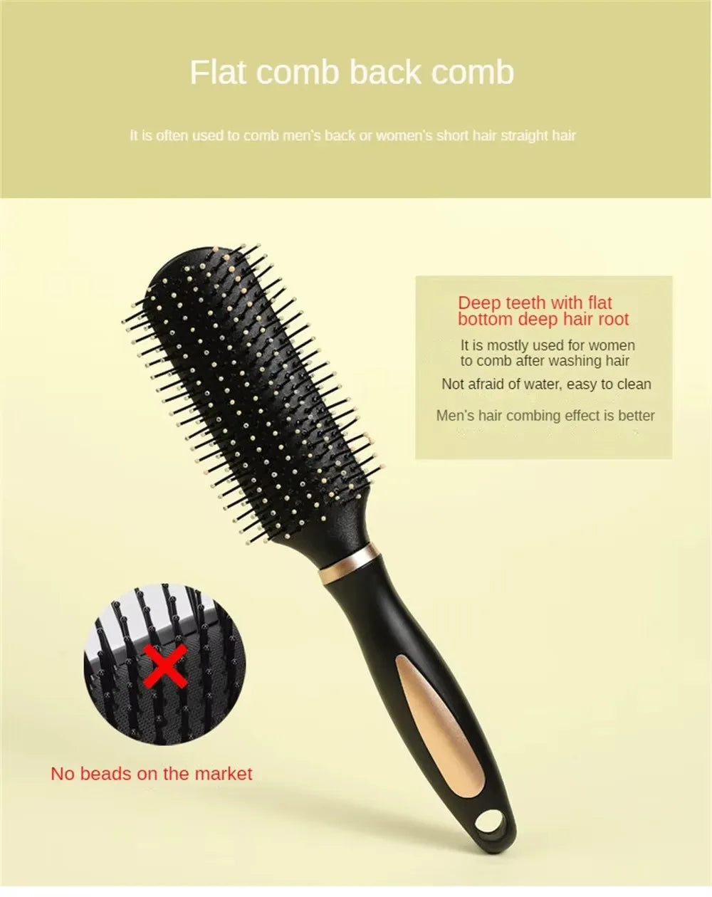 Air Bag Hair Brush,Massage Anti Static Hair Brush,Practical Care SPA Head Comb,Hair Care Tool for Curly Straight Coarse Hair