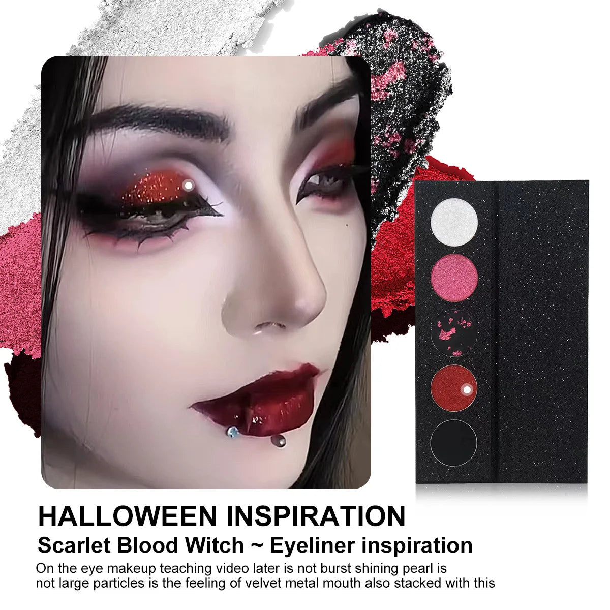 Glitter Dark Eyeshadow Palette Matte Makeup For Women New Beauty Long Lasting Waterproof Sweat Proof Eye Shadow Stage Cosmetics