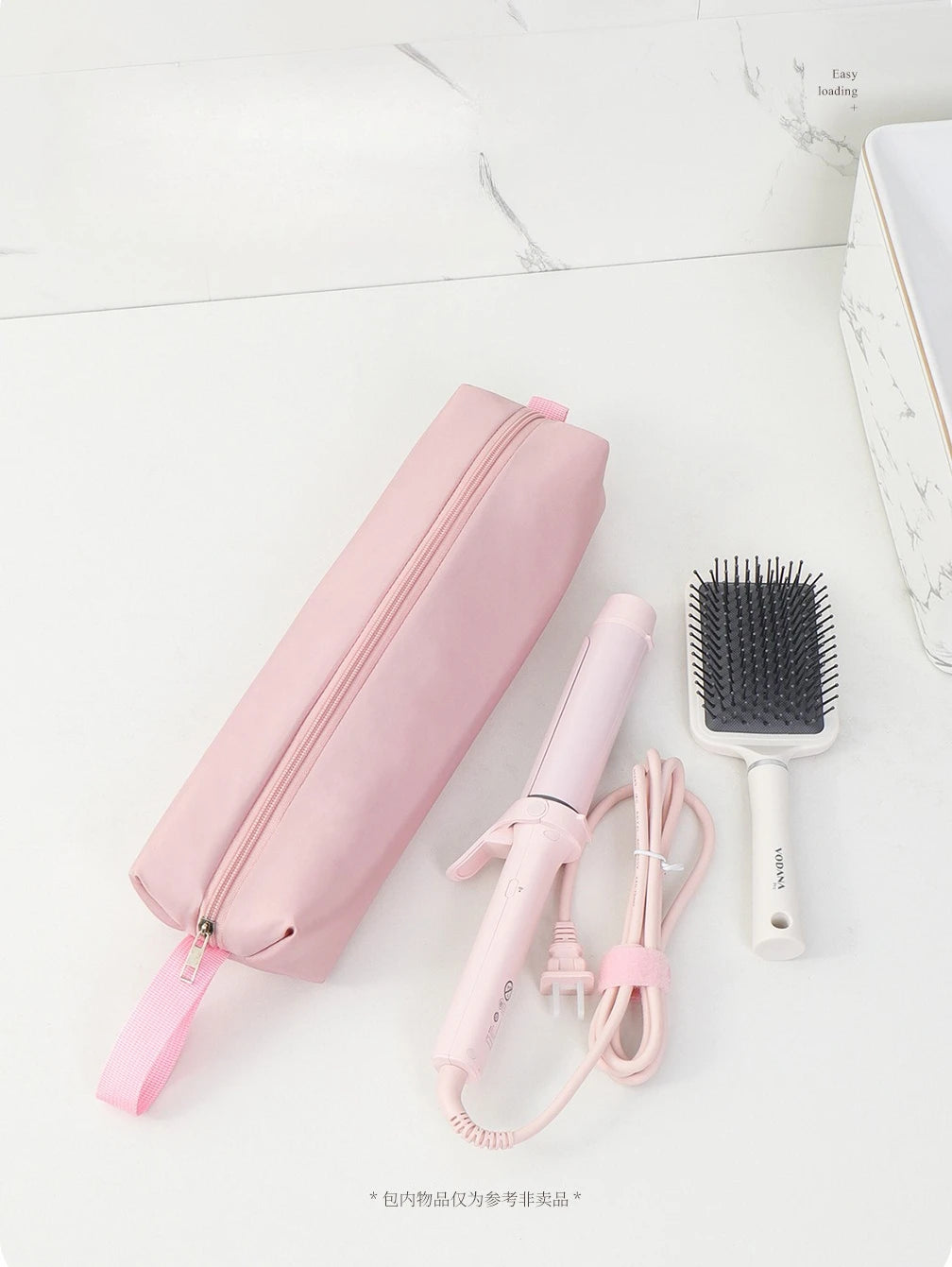 Portable Hair Dryer Straightener Storage Bag Heat Resistant Curling Iron Lightweight Travel Carrying Large Capacity Storage Bag
