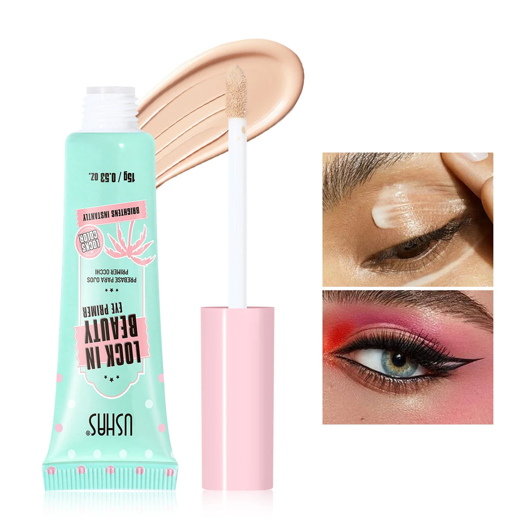 USHAS Eye primer, long-lasting makeup effect, modifies eye skin tone, enhances eye makeup color, and creates perfect eye makeup