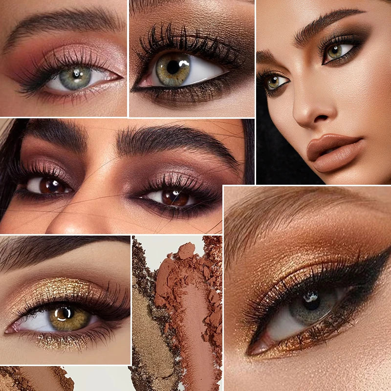 40 Color Eyeshadow Palette Matte Waterproof Long Lasting Pressed Powder Cosmetics,Fashion Women MakeUp Tools Eye Cosmetics Gifts