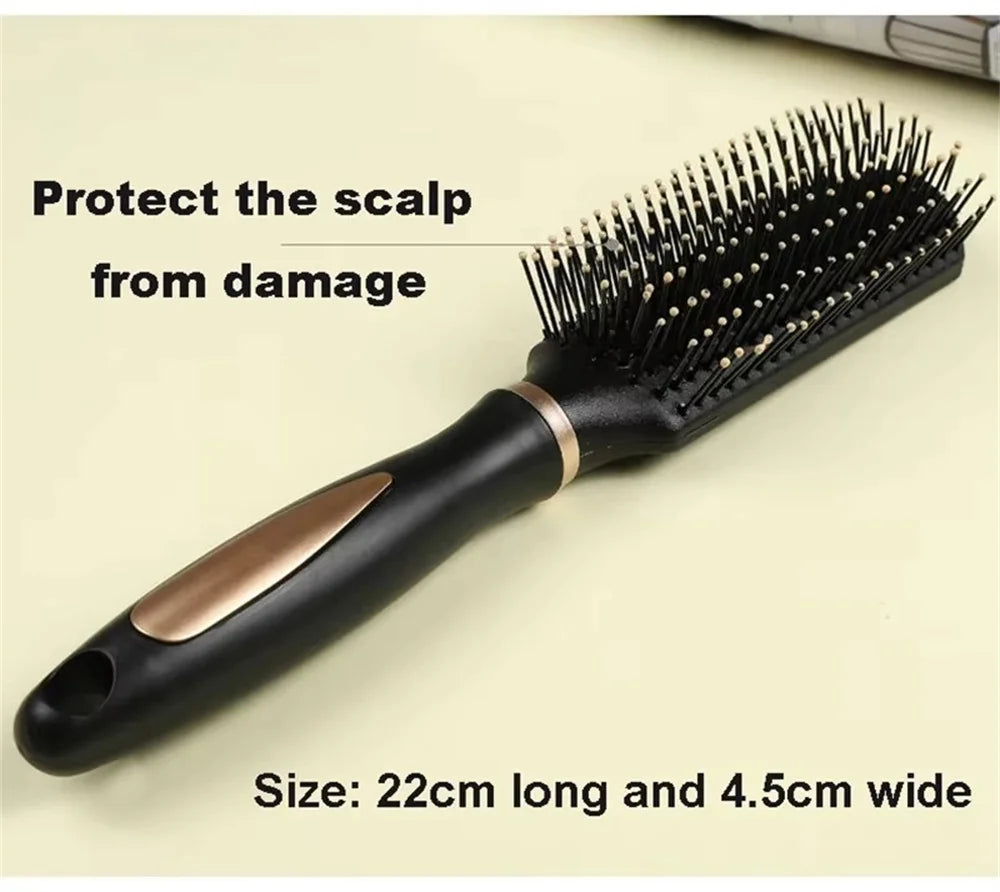Air Bag Hair Brush,Massage Anti Static Hair Brush,Practical Care SPA Head Comb,Hair Care Tool for Curly Straight Coarse Hair