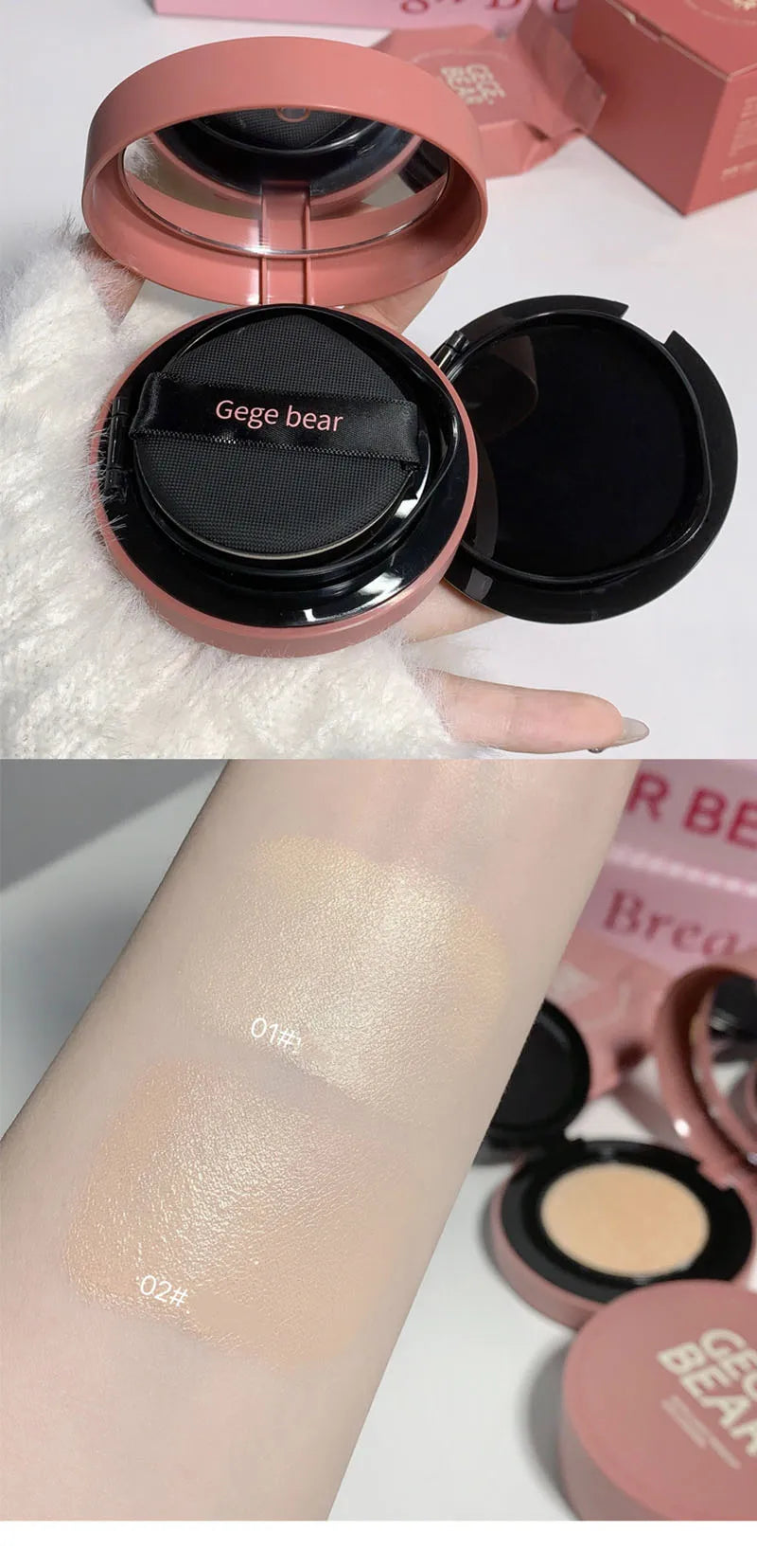 Moisturizing Concealer Air Cushion Compact Cream Skin Foundation Waterproof Brighten High Coverage Base Korean Makeup Cosmetics