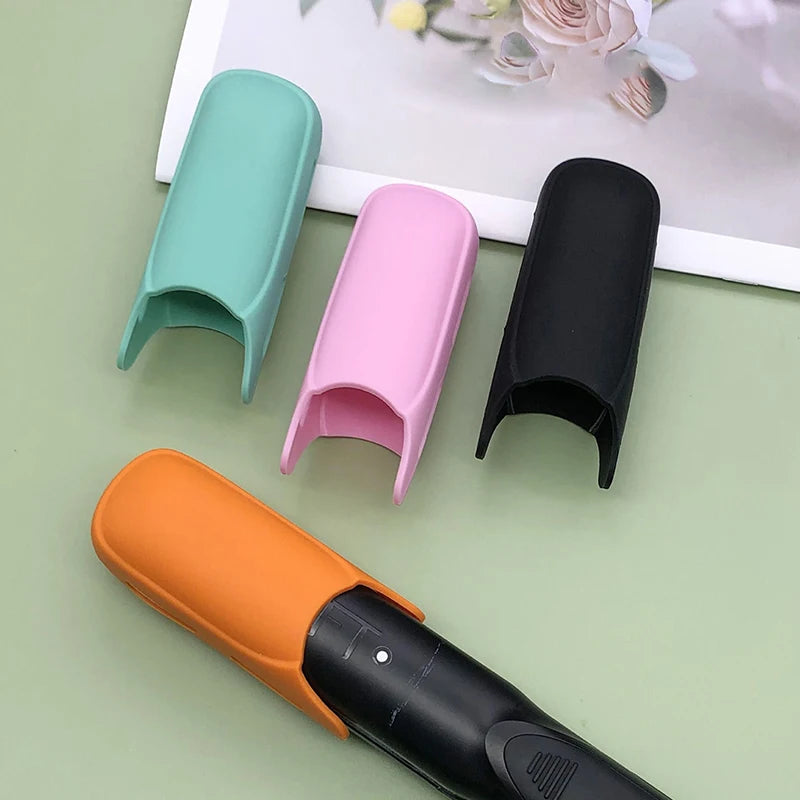 Heat-Resistant Silicone Cover Curling Iron Straightener Burn Protection Universal Fit Non-Slip Durable Travel Safe Storage