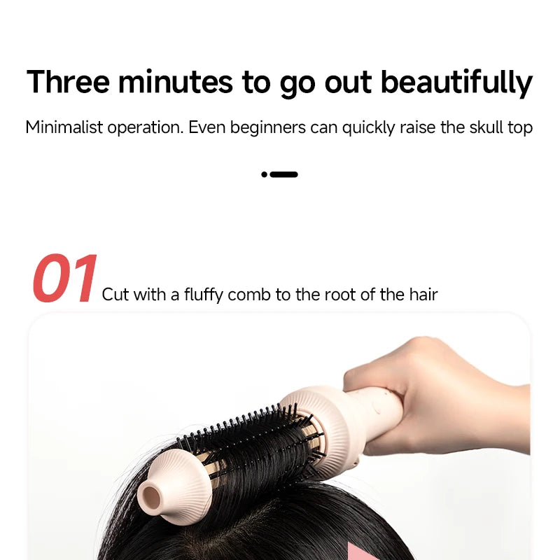 4IN1 Automatic Hair Curler Negative Ion Ceramic Curling Iron - 40mm Large Wave Perm for Woman, Lazy Person Electric Curling Wand