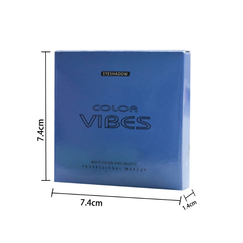 9 Colors Eyeshadow Palette Matte Shimmer Glitter High Pigmented Bright Colorful Eyeshadow Eye Makeup Cosmetic for Music Festival