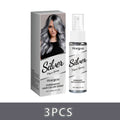 Silver Gray Hair Color Spray Long Lasting Color Gentle Formula Easy Application For Quick Styling Fashion Hair Dye Mist
