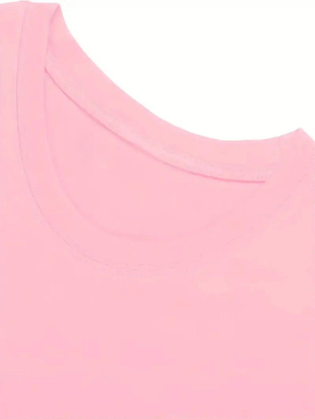 2026 Kids Girls Kpop T-Shirt, Cute 3 Idol Print, Soft Cotton, Summer Casual Short Sleeve Tee