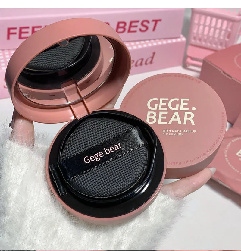 Moisturizing Concealer Air Cushion Compact Cream Skin Foundation Waterproof Brighten High Coverage Base Korean Makeup Cosmetics