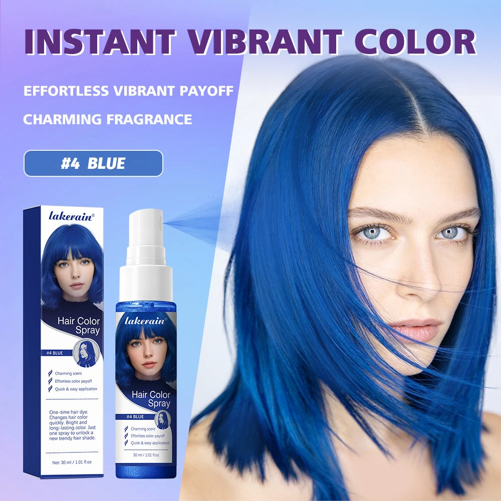Temporary Hair Color Spray One-Time Hair Dyeing Instant Hair Salon Multi Color Hair Dye Makeup Chalk Washable DIY Party Styling