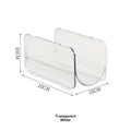 Clear Scratch Resistant Hair Styling Tool Storage Rack Stackable Curling Iron Holder for Salon Home Bathroom Vanity