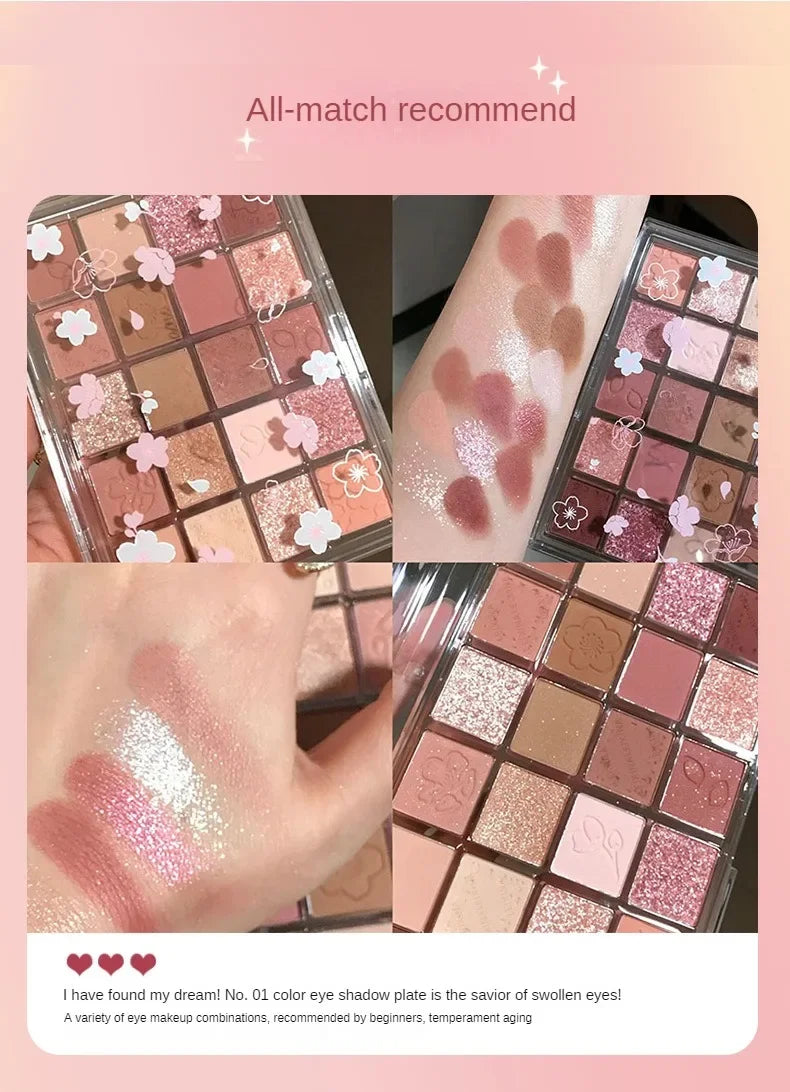 20 Colors Eyeshadow Palette Matte Makeup Products Women Cosmetics Korean New Beauty Health Long Lasting Eye Shadow Pallet